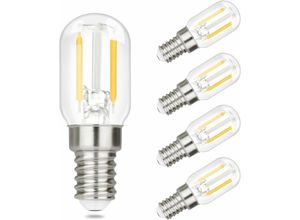 7661577725272 - E14 led Warmweiss Glühbirnen Vintage - T22 led Leuchtmittel Lampe E14 Birnen 2W 2700K Energiesparlampe Light Bulbs Retro Edison Glühlampen Filament