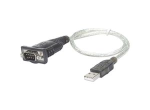 7666232051468 - - Manhattan usb 11 Adapter [1x usb 11 Stecker a - 1x D-SUB-Stecker 9pol] 205146 vergoldete Steckkon