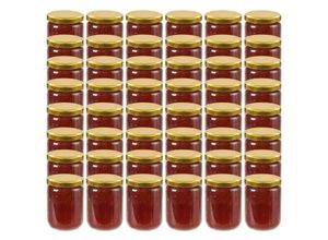 7683597146486 - Marmeladengläser mit Goldenem Deckel 48 Stk 230 ml YQvidaXL50802DE