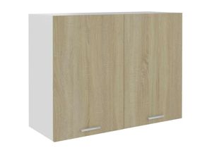 7683597268577 - Sweiko - Hängeschrank Sonoma-Eiche 80x31x60 cm Spanplatte FF801279DE