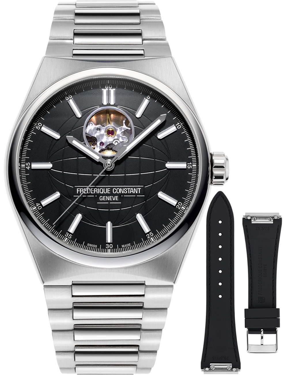 7688200333734 - Frederique Constant Geneve HIGHLIFE HEART BEAT FC-310B4NH6B Herren Automatikuhr Swiss Made