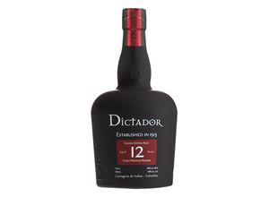 7707284029309 - Dictador 12 YO Icon Reserve Rum 40% Vol 070l (4756 &euro  pro 1 l)