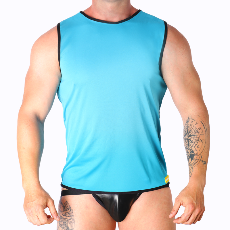 7707303840502 - MACHO - BLAUES T-SHIRT S M