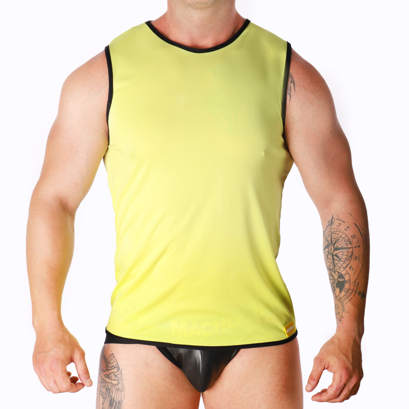 7707303840519 - MACHO - GELBES T-SHIRT S M