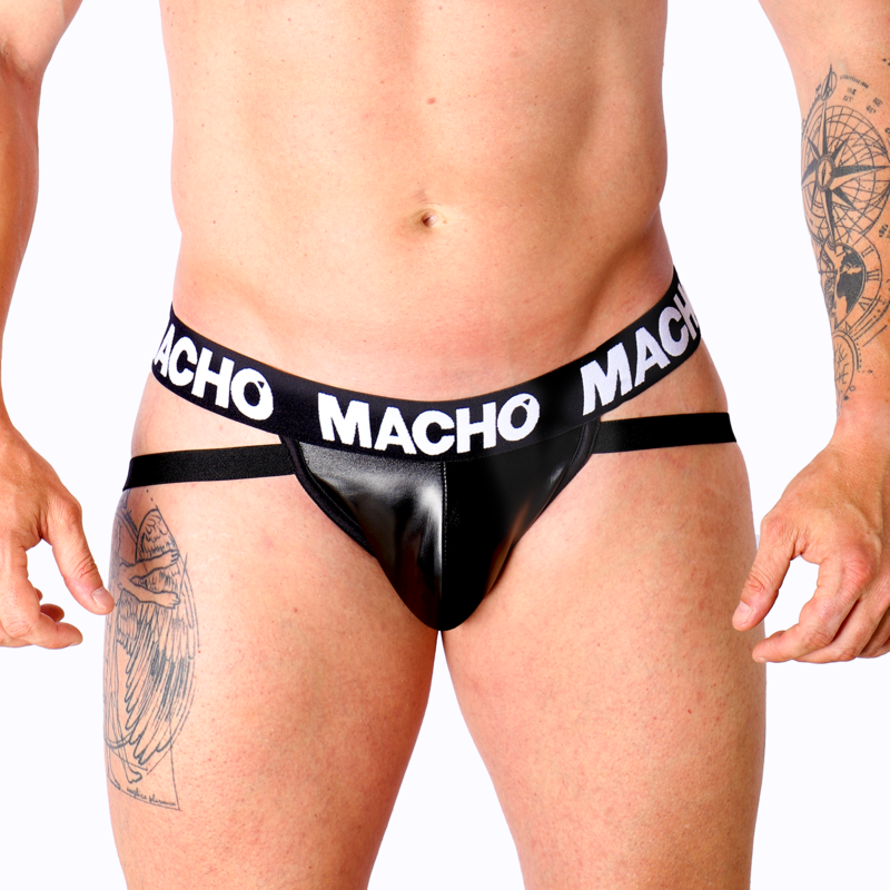 7707303840618 - MACHO - MX25NC JOCK SCHWARZES LEDER S