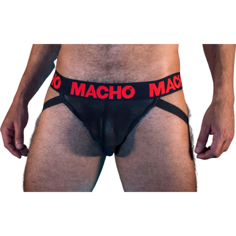 7707303840991 - MACHO - MX26X2 JOCK SCHWARZ ROT S