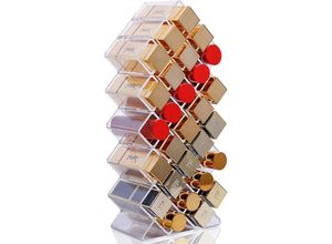 7739196362700 - Shining House - Lippenstift-Organizer 28 Fächer transparenter Make-up-Organizer Lippenstift-Organizer und Aufbewahrung Lippenstift-Organizer