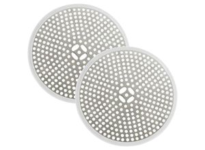 7739196868776 - Shining House - 2er-Pack Duschabflussfilter Abwasserstopfen Abflussfilter Haarfilter 119 cm Edelstahl Duschabfluss für Badezimmer Küche und