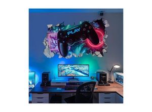 7739196882208 - Shining House - 3D-Gamer-Wandaufkleber Gamer-Wandposter-Dekoration Jungen-Schlafzimmer-Wandaufkleber moderne Wohnzimmer-Dekoration Wandaufkleber