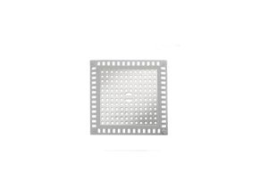 7739196886503 - Shining House - Haarfänger für die Dusche 122 x 122 cm quadratischer Küchenspülenfilter in Silber verstopfungssicherer Edelstahl-Spülbeckenrost