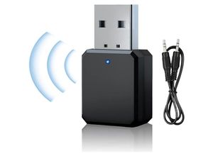 7739196977546 - Shining House - USB-Bluetooth-Adapter Bluetooth 51-Adapter im Auto AUX USB-Dual-Ausgang mit 35-mm-Digital-Audiokabel Bluetooth-Dongle