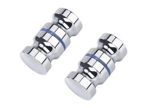 7751577294707 - Duschtürgriff-Set 2 Stück – 30 mm geeignet für Badezimmer Küche und Büro - Ahlsen