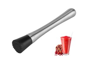 7751577427280 - Ahlsen 1pc Edelstahl Cocktail Stößel Mojito Stick Bar Kartoffelstampfer Obst Mixer Ideal Barkeeper Werkzeug Rand Tassen