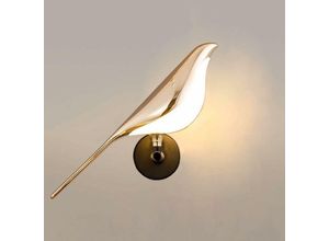 7752378779301 - Sjlerst - LED-Licht-Vogel-Wandleuchte Vogelfigur Moderne Stilvolle Vogel-Wandleuchten Wandbeleuchtung Heimdekoration fr Schlafzimmer Bro