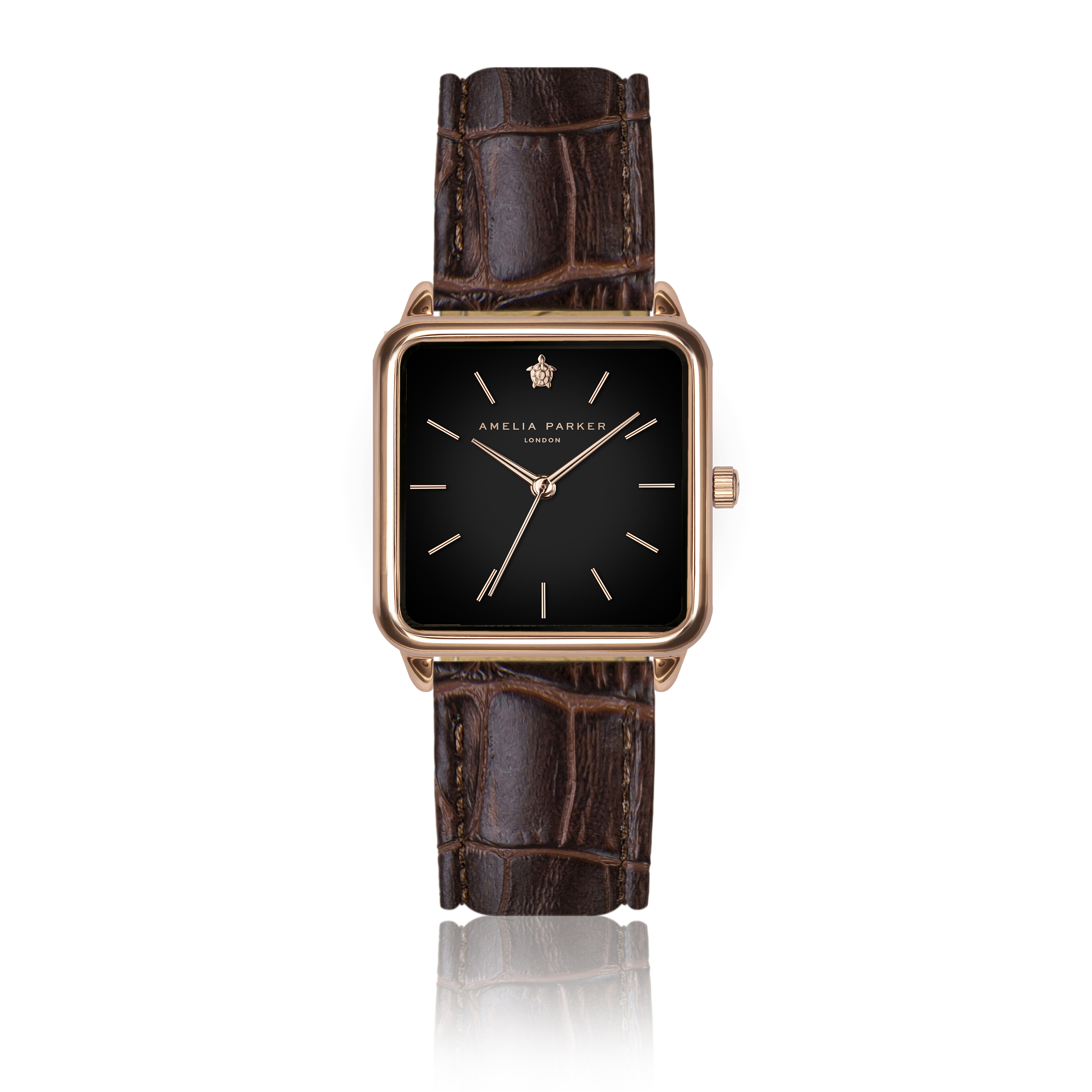 7753311410275 - Lederuhr Frau Night Plaza Brown