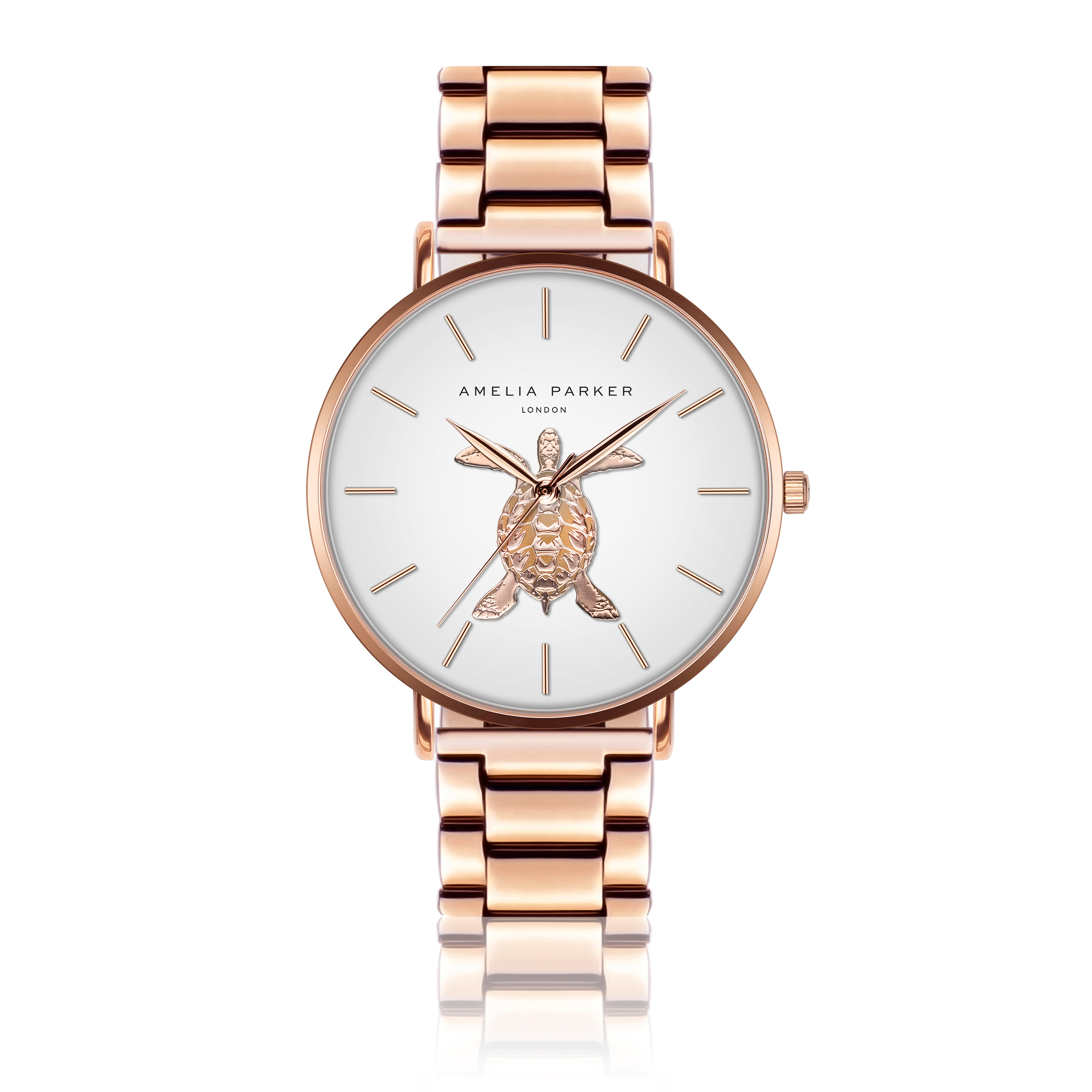 7753311703629 - Damenuhr Rose Turtle Link