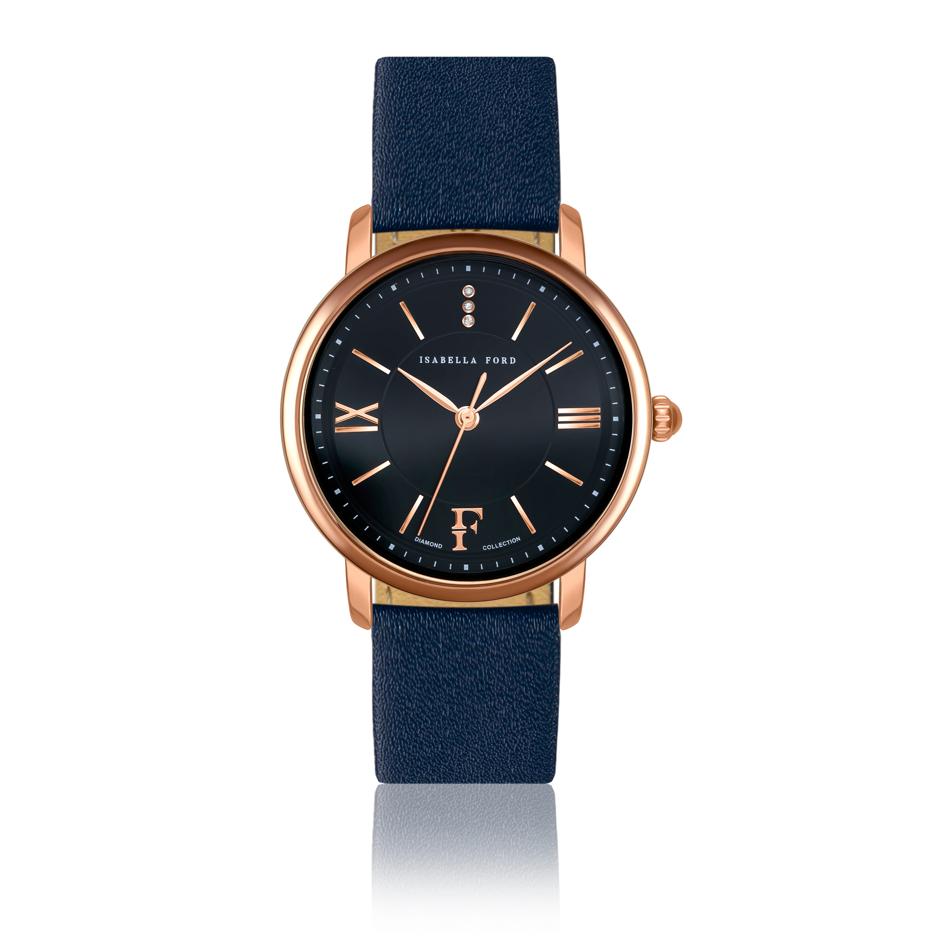 7756612461977 - Lederuhr Damen Aurora