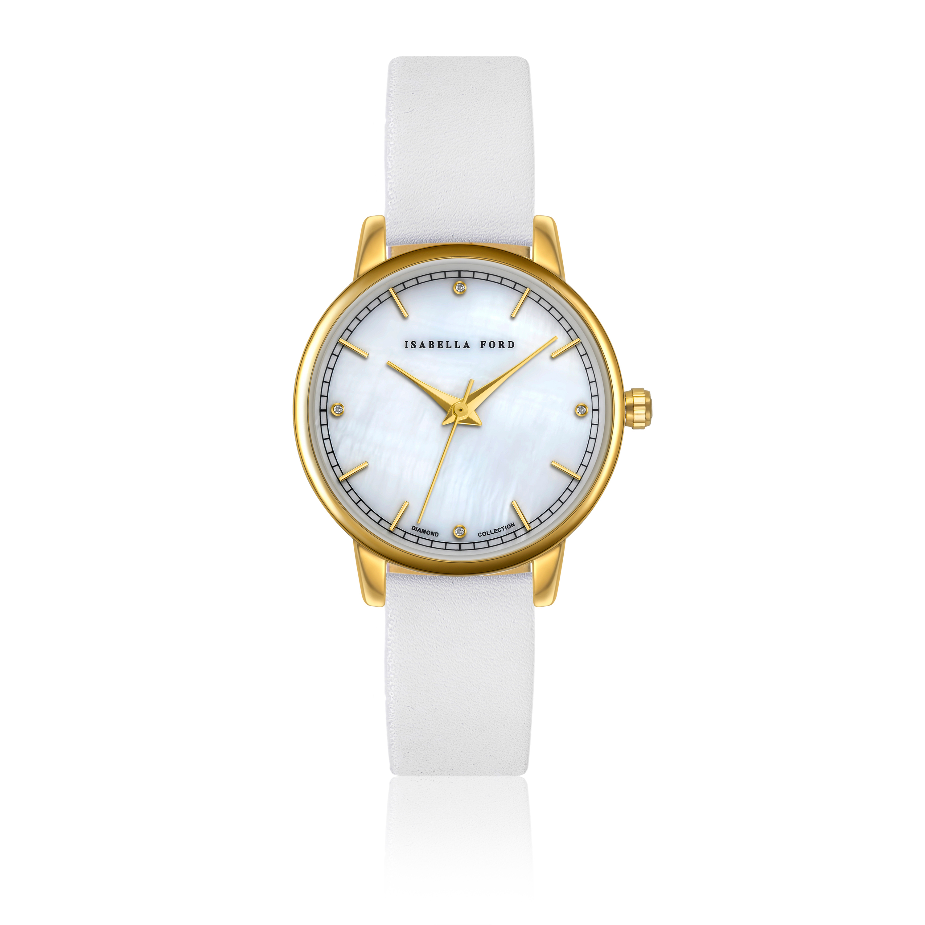 7756612476759 - Lederuhr Damen Capri