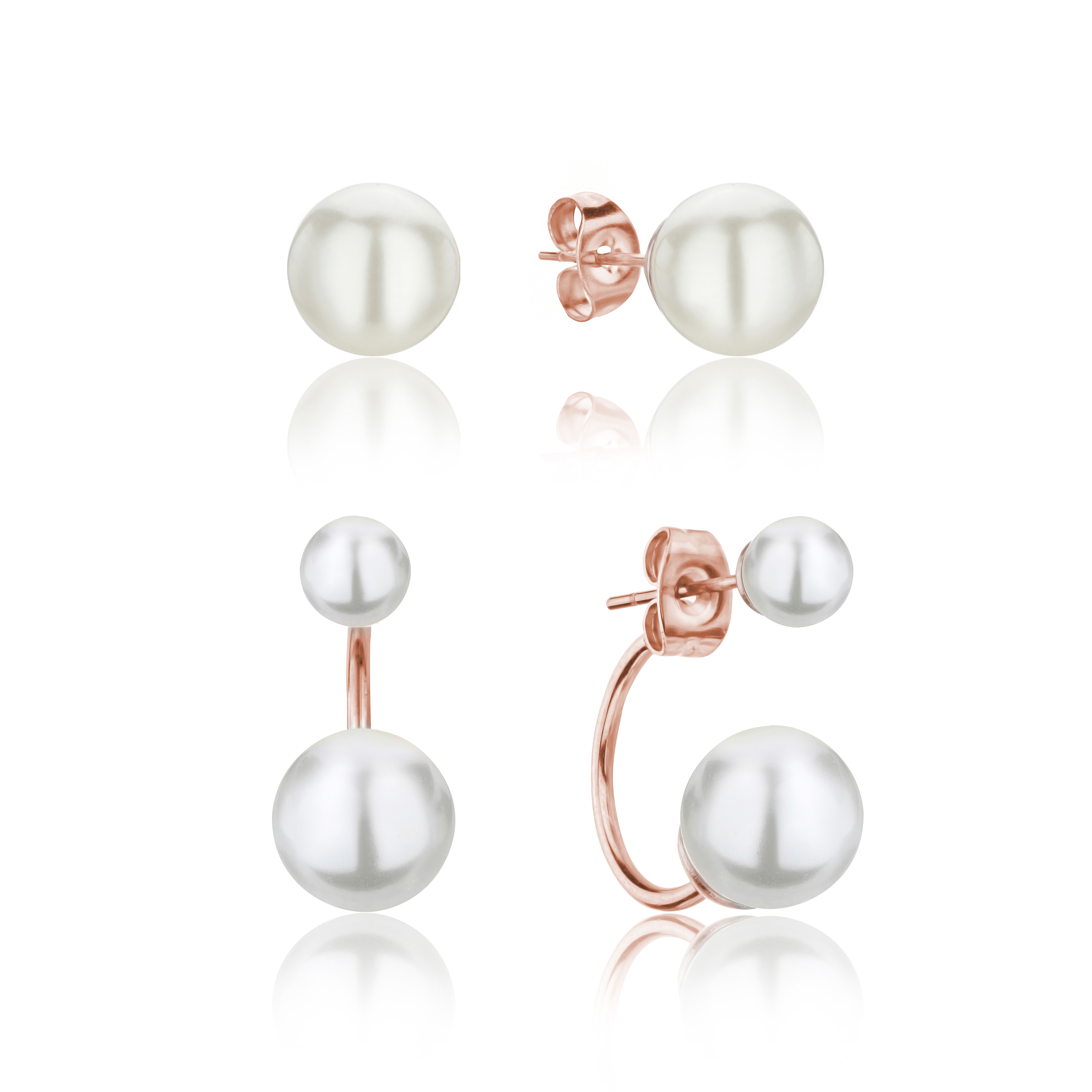 7756612568447 - Set aus 2 Paar Damenohrringen Agata Pearl 7756612568447 - Set aus 2 Paar Damenohrringen Agata Pearl