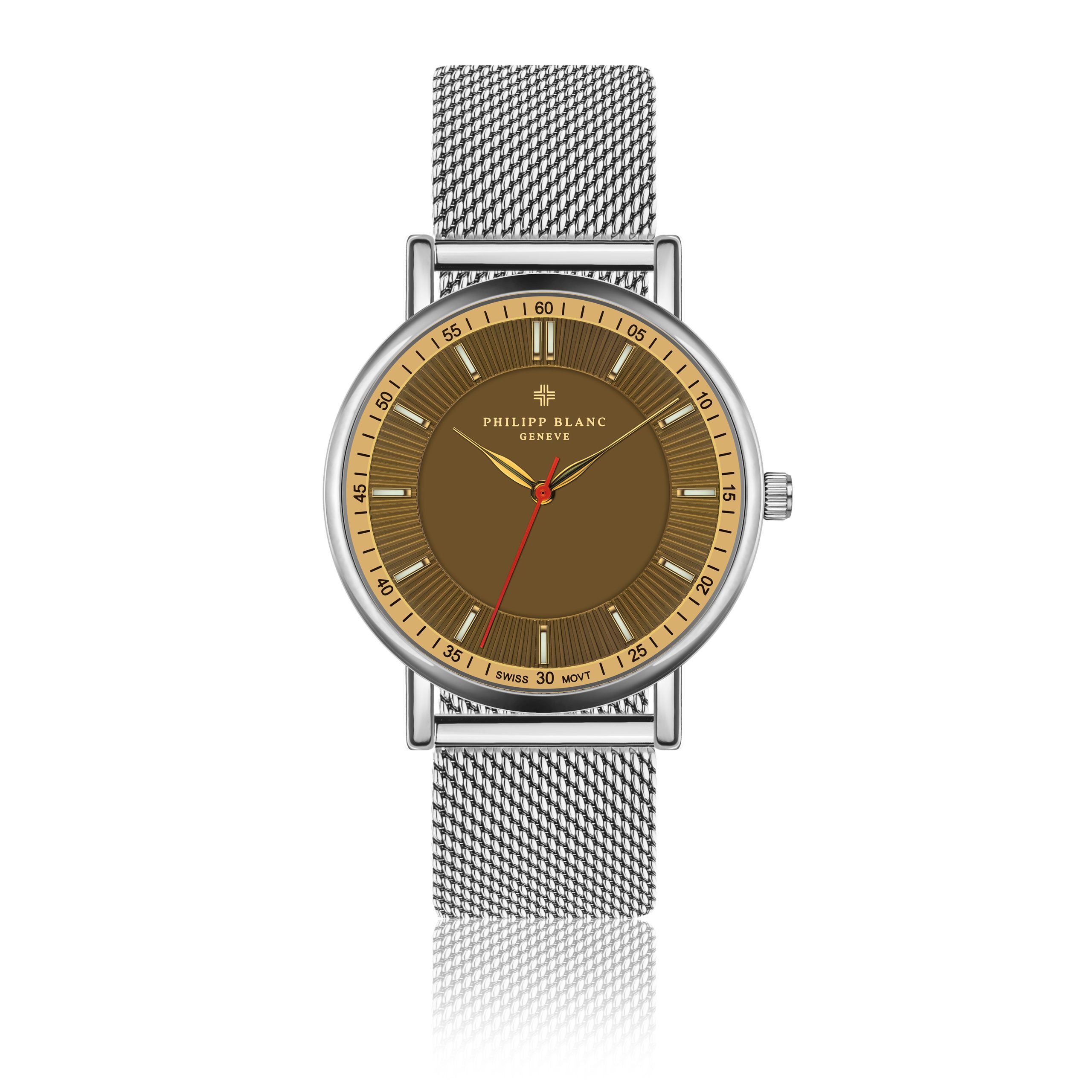 7756613379875 - Armbanduhr aus Mesh Vevey