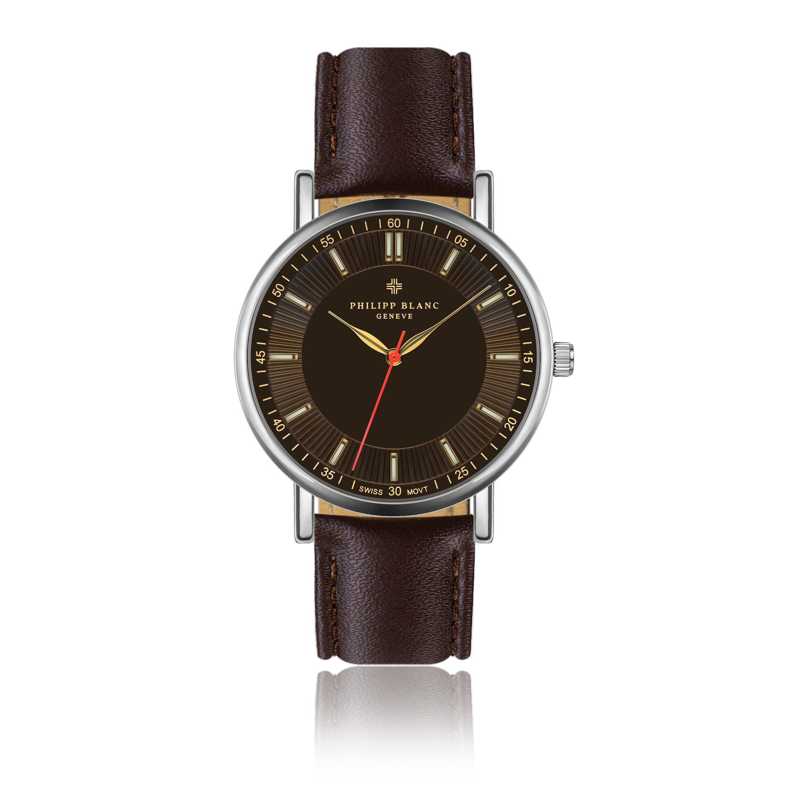 7756613393321 - Armbanduhr aus Leder Nyon