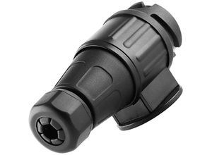 7775157755341 - Sjlerst - 12 v 13-poliger Elektrischer Anhängerstecker Kunststoff 13-poliger Kabelstecker-Adapter Schwarz