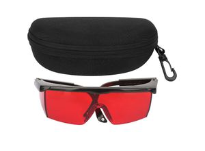 7795790849818 - Sjlerst - Schutzbrille fr Laser Professionelle Laserschutzbrille Laserbrille Schutzbrille Augenschutzbrille mit Etui fr Alle Richtungen (Rot)