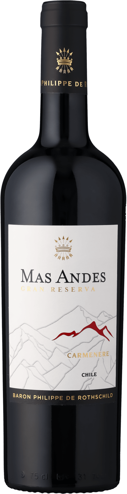 7804462004582 - Rothschild Mas Andes Gran Reserva Carménère