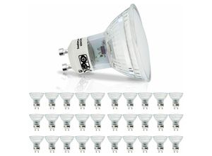 7837988471866 - 10er GU10 led Gluehbirne Warmweiß Leuchtmittel Glühlampe PAR16 Einbaustrahler Abstrahlwinkel 120 Grad Strahler Spot 2700K Küchenlampe Deckenstrahler