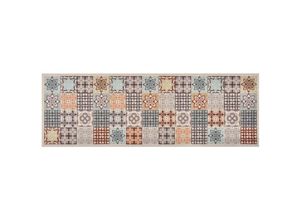 7860987249389 - Sweiko - Küchenteppich Waschbar Mosaik Mehrfarbig 60x180 cm