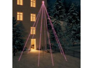 7860987268090 - Sweiko - Weihnachtsbaum-Lichterkette Indoor Outdoor 1300 LEDs Bunt 8 m