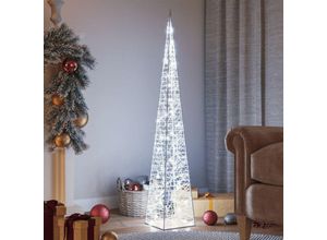 7860987269387 - Sweiko - LED-Leuchtkegel Acryl Deko Kaltweiß 120 cm