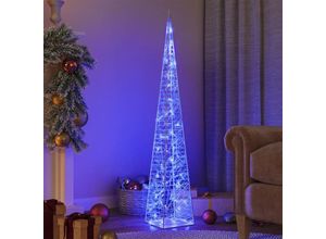 7860987269646 - Sweiko - LED-Leuchtkegel Acryl Deko Blau 120 cm