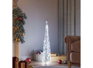 7860987269677 - Sweiko - LED-Leuchtkegel Acryl Deko Kaltweiß 90 cm