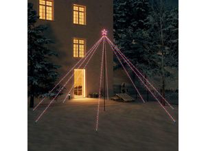 7860987286582 - Sweiko - Weihnachtsbaum-Lichterkette Indoor Outdoor 800 LEDs Bunt 5m