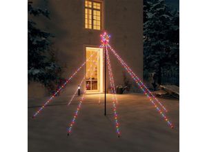 7860987286704 - Sweiko - Weihnachtsbaum-Lichterkette Indoor Outdoor 400 LEDs Bunt 25 m