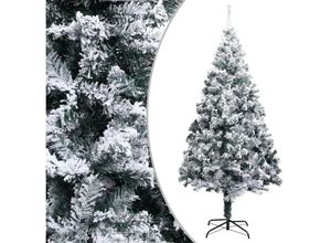 7890123797108 - Hommoo - Künstlicher Weihnachtsbaum Beschneit Grün 240 cm pvc YQvidaXL320966DE