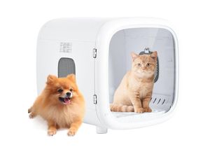 7891280765665 - 52L automatischer Haustier-Haartrockner Haartrockner für Katzen und kleine Hunde intelligente Temperaturregelung Touchscreen 360°-Trocknung