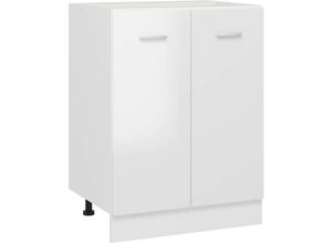 7894236864375 - Sweiko - Unterschrank Hochglanz-Weiß 60x46x815 cm Spanplatte FF801193DE