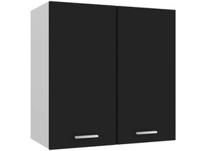 7894236864702 - Sweiko - Hängeschrank Schwarz 60x31x60 cm Spanplatte FF801269DE