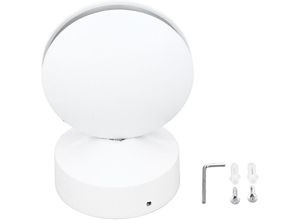 7906815616975 - Eosnow 10W LED-Wandleuchte rund 360° leuchtend Fensterbanklampe für Flur Gang Korridor Wohnzimmer AC85-265V weies Licht