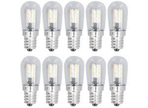 7906815629432 - Eosnow - 10PCS led E12 Glühbirne Glas Kleine Deckenleuchte Glühbirne 500LM Wandleuchte Glühbirne für Schlafzimmer Büro 220V