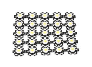 7906815629579 - 25PCS hochhelle integrierte Chip-Lichtquelle LED-Perlenstrahler-Glühbirne Naturwei 4000-4500K - Eosnow