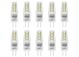 7906815629869 - 10 Stück G4 8LED Licht 2835 Lampenchips 2 w 360 Winkel PC-Lampe für Home Office 220 v weies Licht - Eosnow