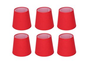 7906815630476 - Eosnow - 6Pcs Lampenschirm Moderne Einfache Tuch Kunst Innen Film Anhnger Wand Licht Schatten Abdeckung für Lampen E14