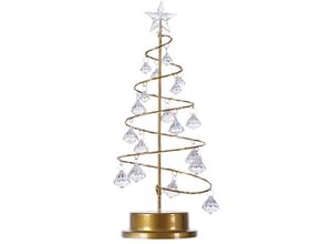 7906815670847 - Eosnow - Weihnachts-Kristallbaum-Lampe Acryl-Kristall-Anhnger weihnachtliche dekorative Schreibtischlampe für Schlafzimmer Kristall-Baum-Lampe