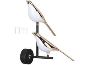 7906815696335 - Eosnow - Nordic Bird Wandleuchte 4500K natürliches Licht Moderne dekorative LED-Wandleuchte für Wohnzimmer Schlafzimmer 85-265V