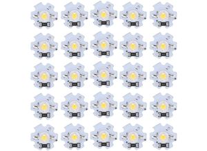 7906815715135 - 25 Stück 5 v LED-Chips 200 lm 1 w Hochleistungs-LED-Lampenperlen für DIY-Beleuchtungskrper natürliches Licht 4000–4500 k - Eosnow