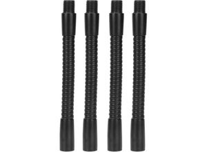 7906815715326 - Eosnow - 4 Stück Schwanenhals-Lampenschlauch aus Aluminium Kaliber 10 mm flexibler Tisch- Schreibtischlampenschlauch Beleuchtungsarmaturen 12 cm