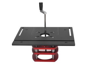 7906815721624 - Oberfrsen-Lift manuelles Heben Oberfrsen-Hebesystem-Set Oberfrsen-Tischsgen-Einsatz Grundplatte schwarz - Eosnow